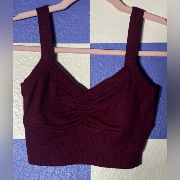 NWT L*Space Rosie Top in Cabernet - Picture 2 of 5